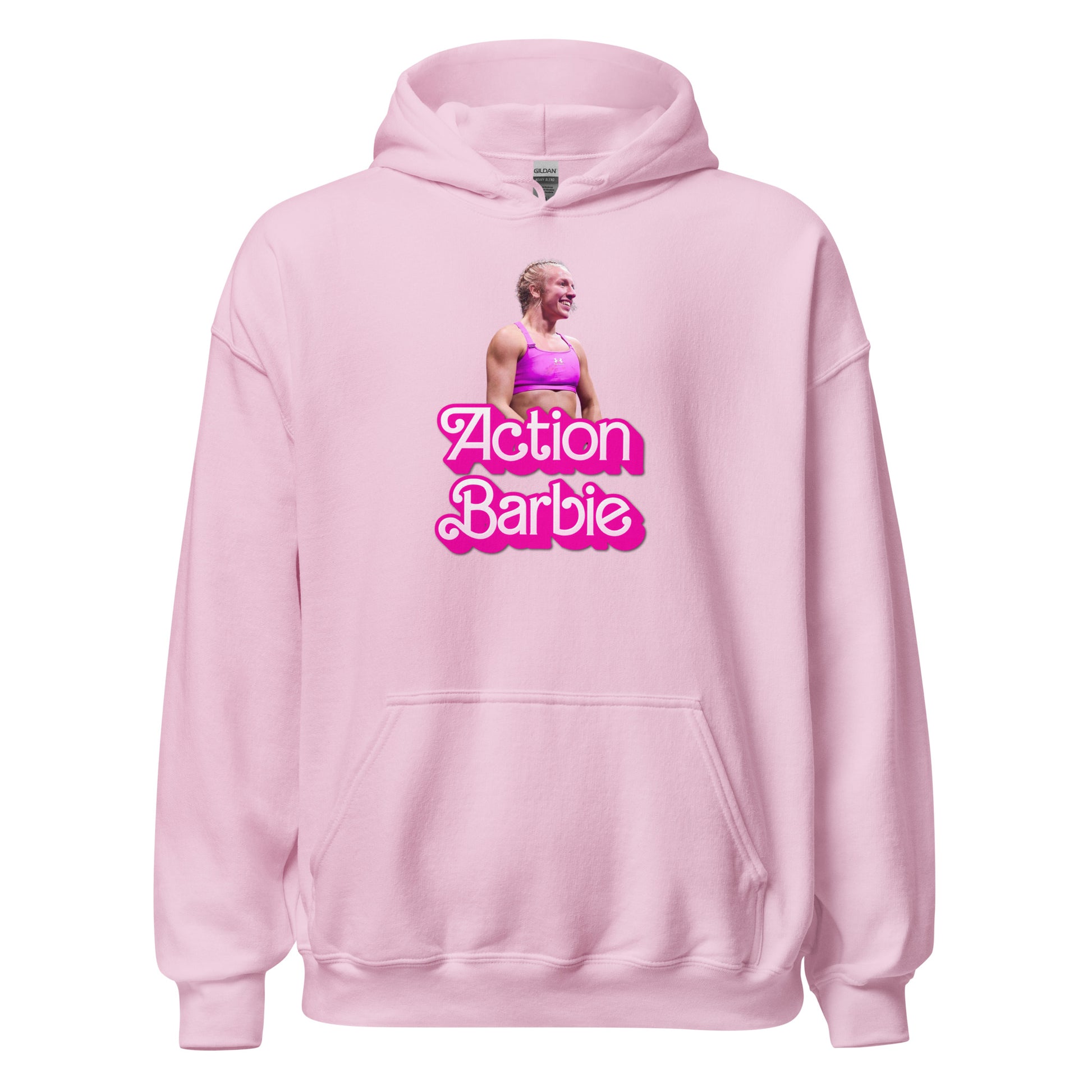 Action Barbie Pink Hoodie