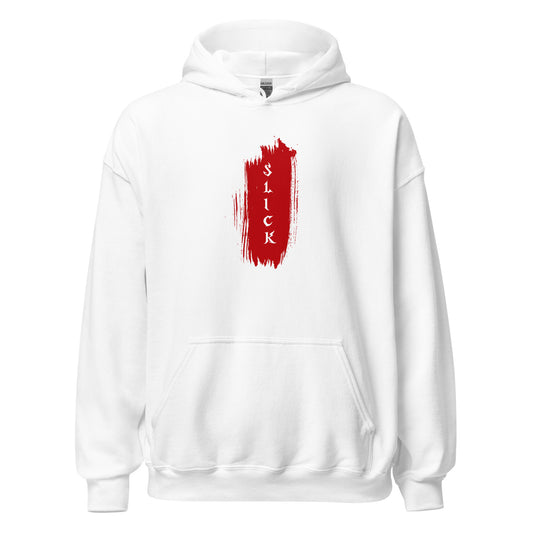 slick hoodie white