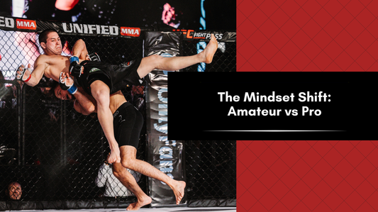 MMA amateur vs pro mindset
