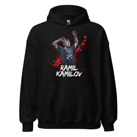 Ramil Kamilov black hoodie
