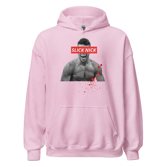 Pink slick nick leblanc hoodie