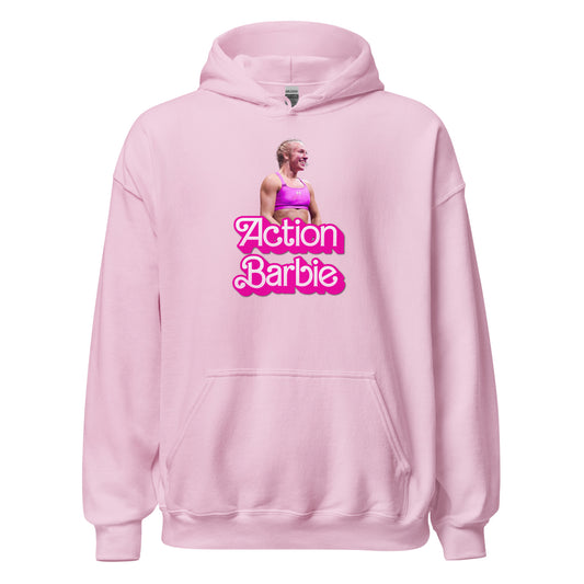 Action Barbie Pink Hoodie